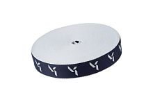 Tape with logo 25 mm jacquard