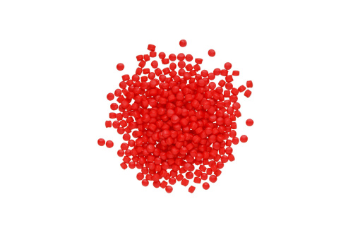 Primary polypropylene LDPE granule red