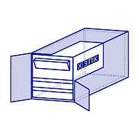 20Ft container liner with a filing hatch